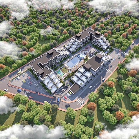 Investitionsprojekt im Wohnbezirk Hadzialilar - Antalya 