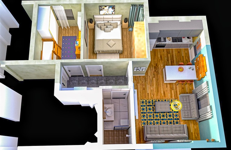 Wohnungen planen 1+1 2+1 im Bezirk Ermenek - Antalya 