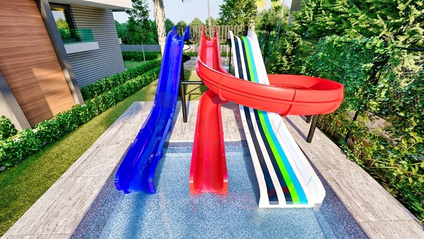 2+1-Apartments im Wohnbezirk Arapsuyu - Antalya 