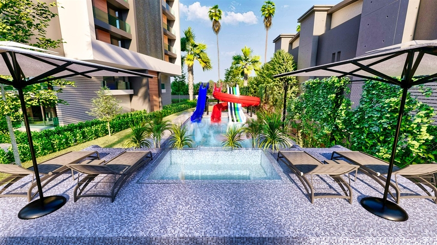 2+1-Apartments im Wohnbezirk Arapsuyu - Antalya 