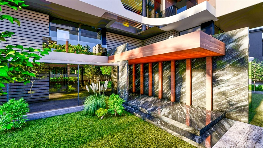 2+1-Apartments im Wohnbezirk Arapsuyu - Antalya 