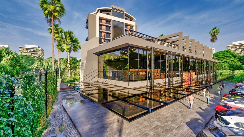 2+1-Apartments im Wohnbezirk Arapsuyu - Antalya 