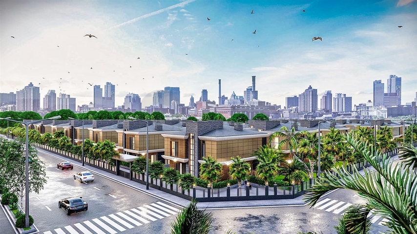 Investitionsprojekt einer Villa im Wohnbezirk Ermenek - Antalya 