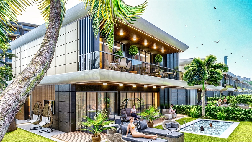 Investitionsprojekt einer Villa im Wohnbezirk Ermenek - Antalya 