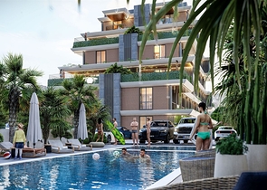 Investitionsprojekt einer Villa im Wohnbezirk Ermenek - Antalya 