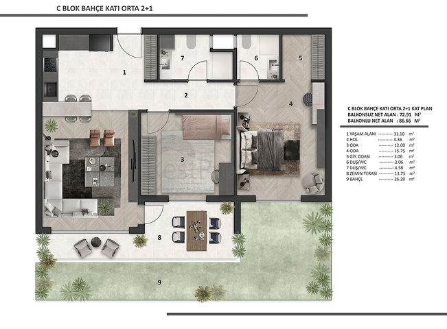 Investitionsprojekt in Altyntaş - Antalya 