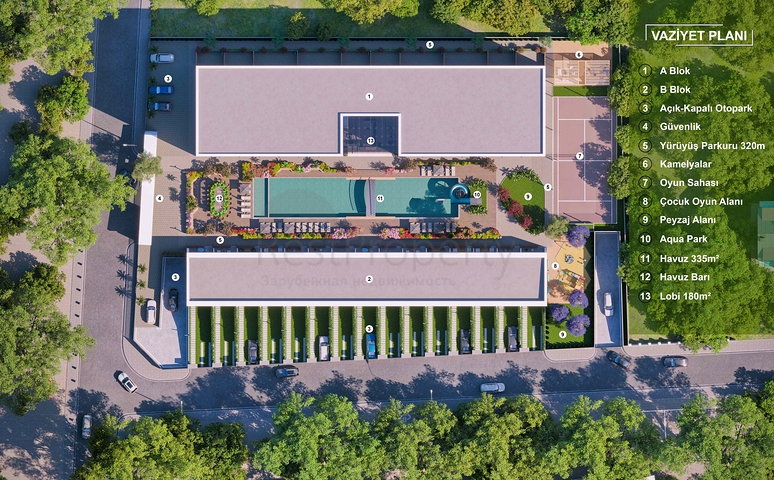 Investitionsprojekt im Wohnbezirk Altynova - Antalya 