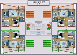 Investitionsprojekt im Wohnbezirk Altynova - Antalya 
