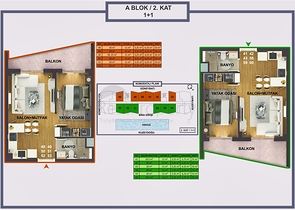 Investitionsprojekt im Wohnbezirk Altynova - Antalya 