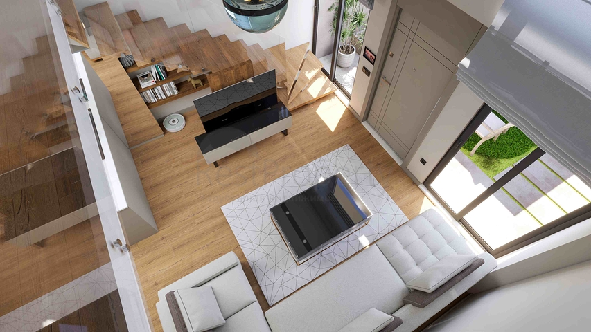 Investitionsprojekt einer Villa in einer Wohnanlage, Wohnbezirk Altynova - Antalya 