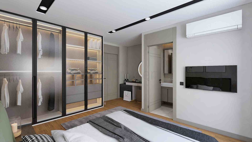 Investitionsprojekt einer Villa in einer Wohnanlage, Wohnbezirk Altynova - Antalya 