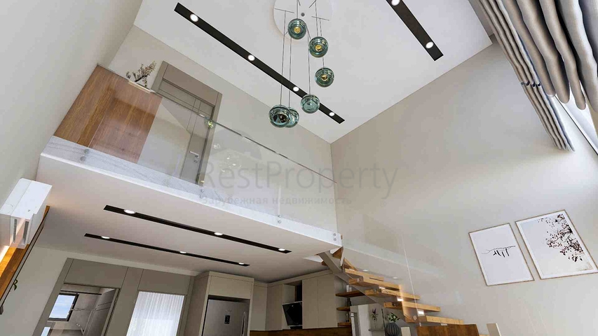 Investitionsprojekt einer Villa in einer Wohnanlage, Wohnbezirk Altynova - Antalya 