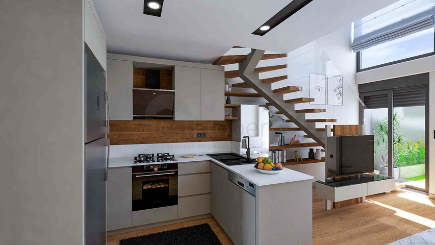 Investitionsprojekt einer Villa in einer Wohnanlage, Wohnbezirk Altynova - Antalya 