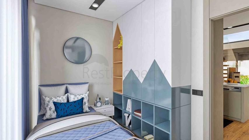 Investitionsprojekt einer Villa in einer Wohnanlage, Wohnbezirk Altynova - Antalya 