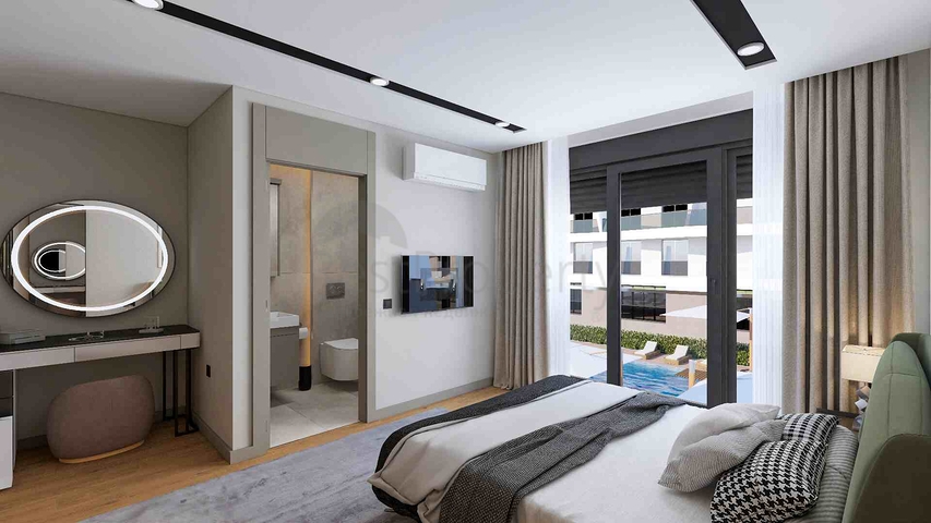 Investitionsprojekt einer Villa in einer Wohnanlage, Wohnbezirk Altynova - Antalya 