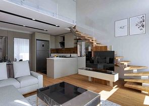 Investitionsprojekt einer Villa in einer Wohnanlage, Wohnbezirk Altynova - Antalya 