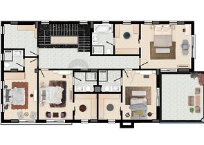 Premium-Villen in der Region Doshemealty - Antalya 