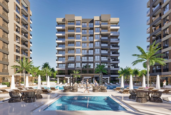 1+1 Wohnung in Altyntasch - Antalya 