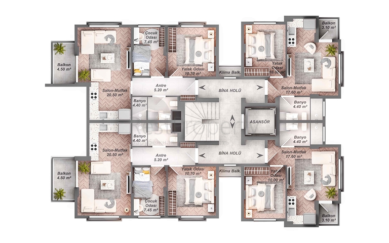 Investitionsprojekt im Bezirk Kepez - Antalya 