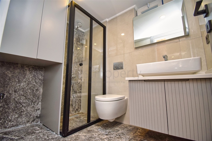 Apartment mit 3+1 Grundriss in der Wohngegend Gyursou - Antalya 