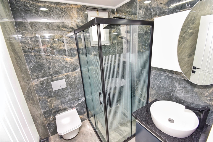 Wohnung mit 3+1 Grundriss im Wohnbezirk Kyzyltoprak - Antalya 