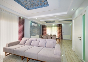 Villa mit 5+1 Grundriss in der Wohngegend Güzeloba - Antalya 