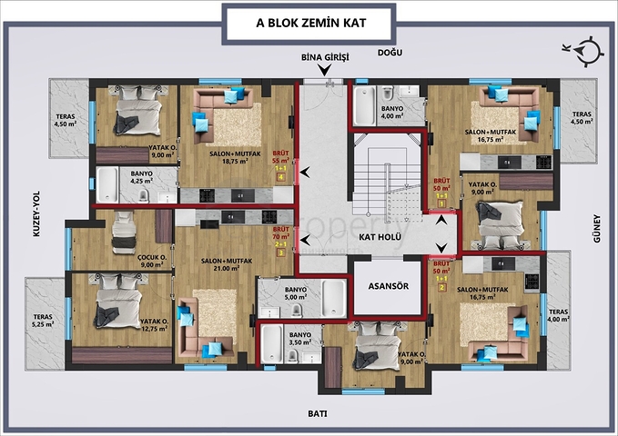Investitionsprojekt im Zentrum von Antalya 