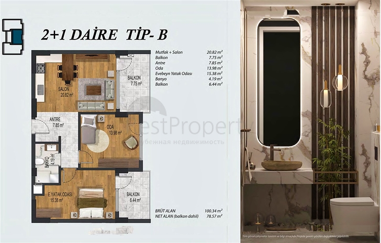  Investitionsprojekt in Altyntaş - Antalya 