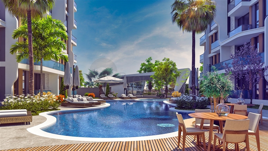 1+1 Wohnung in Altyntasch - Antalya 