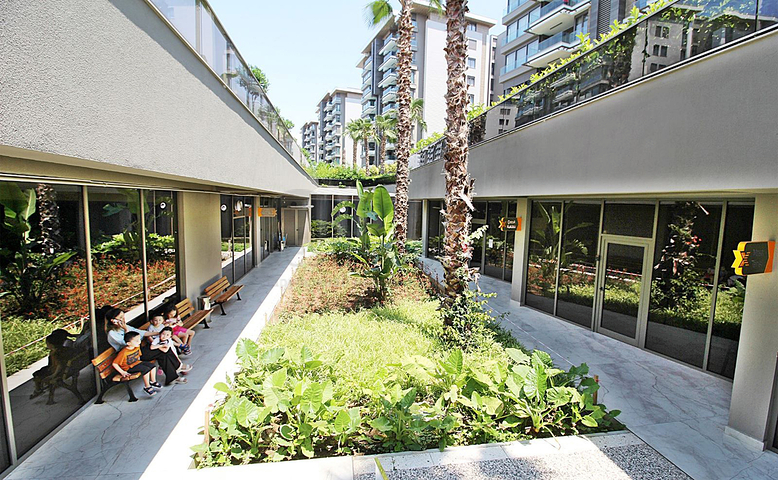 Wohnung mit 3+1 Grundriss im Wohnbezirk Siteler - Antalya 