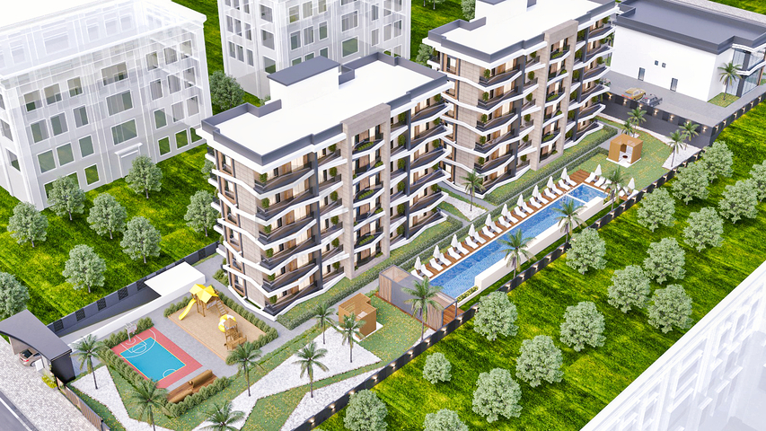 Investitionsprojekt im Wohnbezirk Sarysu - Antalya 