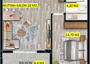 Investitionsprojekt im Wohnbezirk Sarysu - Antalya 