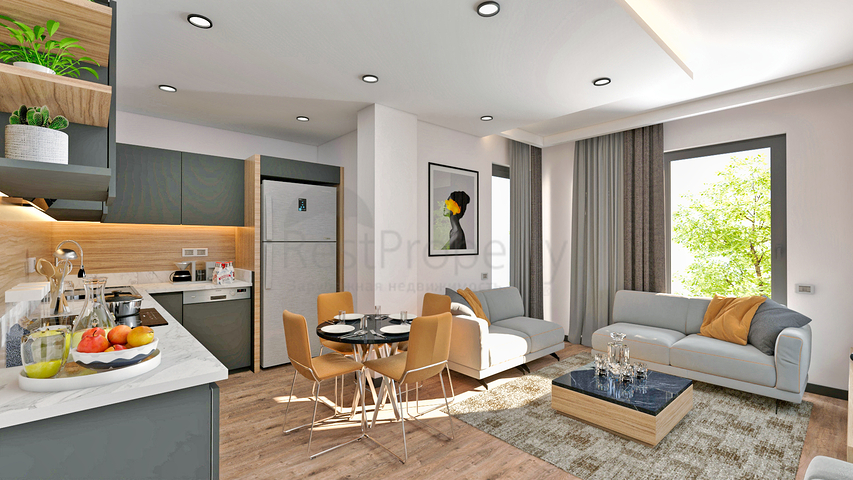 2+1 Wohnung im Wohnbezirk Altynkum - Antalya  2+1 Wohnung im Wohnbezirk Altynkum - Antalya