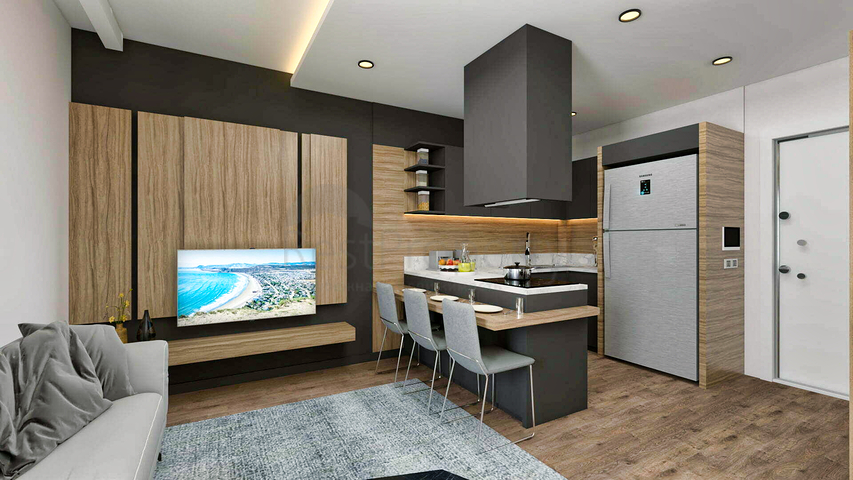 2+1 Wohnung im Wohnbezirk Altynkum - Antalya  2+1 Wohnung im Wohnbezirk Altynkum - Antalya