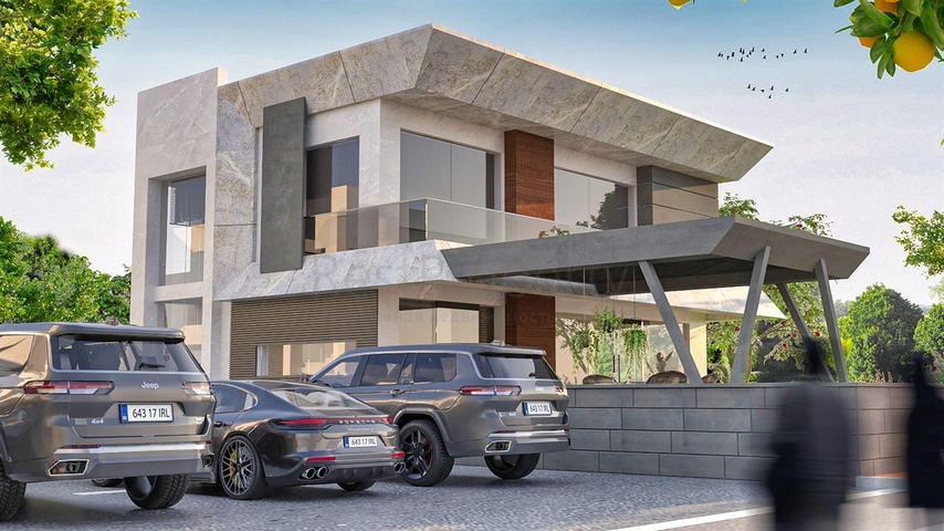 4+1-Villen im Stadtteil Çamyuva - Antalya 