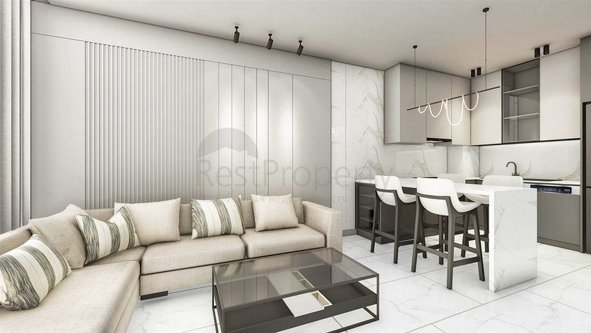 1+1 Wohnung im Wohnbezirk Altyntasch - Antalya 