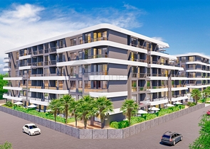 1+1 Wohnung im Wohnbezirk Altyntasch - Antalya 