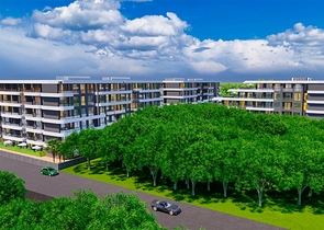 1+1 Wohnung im Wohnbezirk Altyntasch - Antalya 