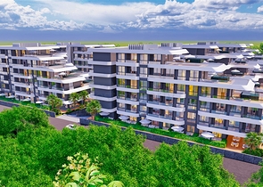 1+1 Wohnung im Wohnbezirk Altyntasch - Antalya 