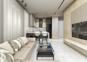 1+1 Wohnung im Wohnbezirk Altyntasch - Antalya 