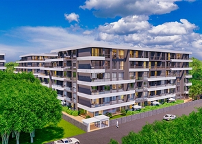 1+1 Wohnung im Wohnbezirk Altyntasch - Antalya 