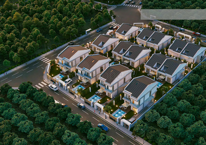 3+1- und 4+1-Villen in Side -Antalya-Umgebung