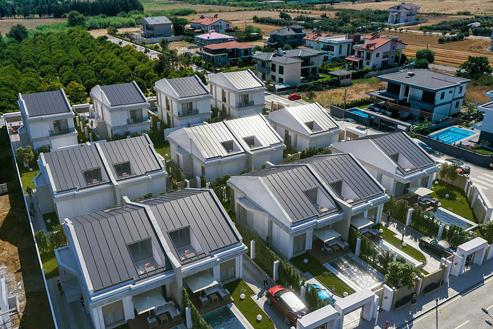 3+1- und 4+1-Villen in Side -Antalya-Umgebung