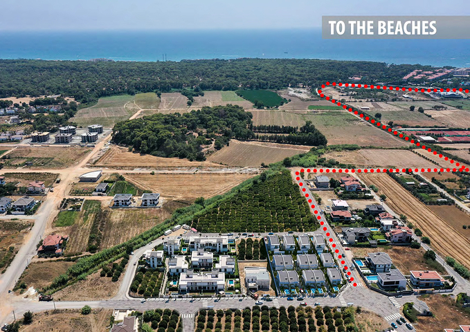 3+1- und 4+1-Villen in Side -Antalya-Umgebung