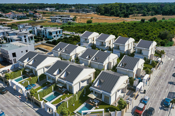 3+1- und 4+1-Villen in Side -Antalya-Umgebung