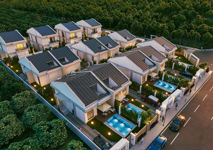 3+1- und 4+1-Villen in Side -Antalya-Umgebung