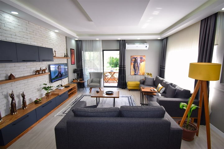 3+1 Wohnung im Wohnbezirk Altynkum - Antalya 