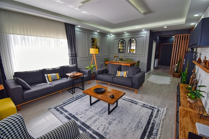 3+1 Wohnung im Wohnbezirk Altynkum - Antalya 