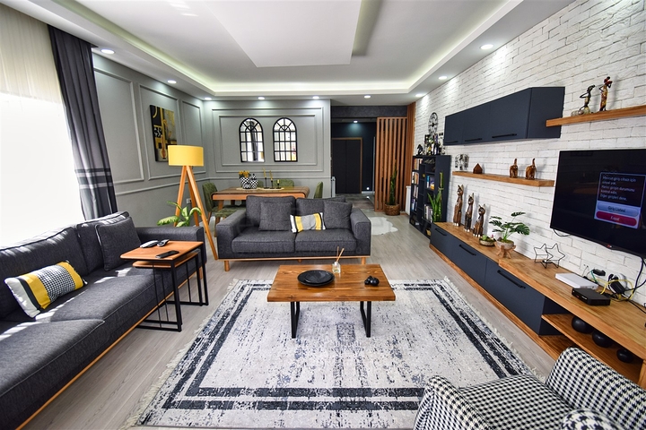 3+1 Wohnung im Wohnbezirk Altynkum - Antalya 