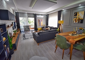 3+1 Wohnung im Wohnbezirk Altynkum - Antalya 